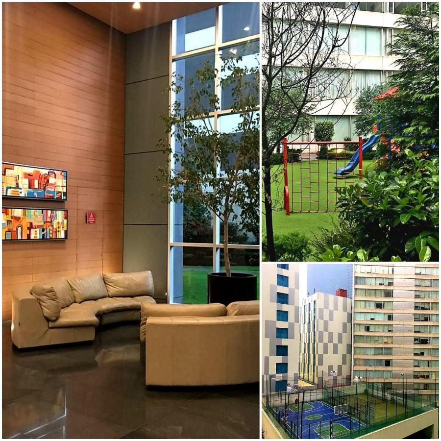 Condo At The Exclusive Residencial Wtc Mexico-stad Buitenkant foto